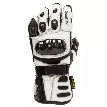 Мотоперчатки Rainers Winner leather, белый