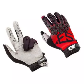 Мотоперчатки S3 Parts Nuts, красный