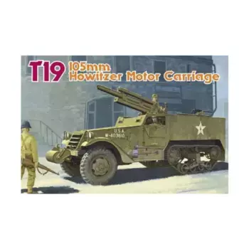 Моторный лафет 105-мм гаубицы Т19, Dragon Models - '39 to '45 Series - United States (1:35)