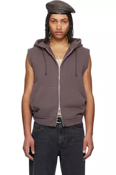 Моторный жилет худи Our Legacy, цвет french sun fade hefty fleece