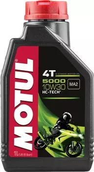 MOTUL 5000 4T 10W30 Моторное масло 1 литр,
