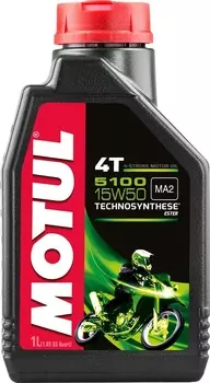 MOTUL 5100 4T 15W50 Моторное масло 1 литр,