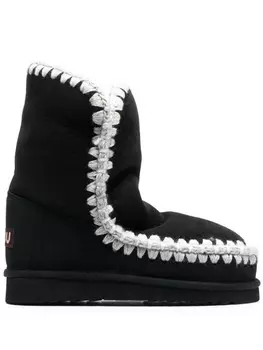 Mou массивные сапоги, черный