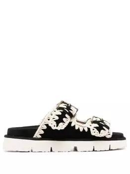 Mou сандалии Bio с пряжками, черный