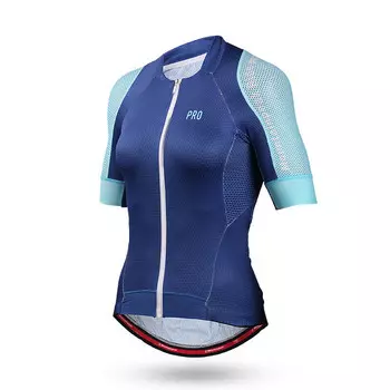 Велосипедное джерси женское Mountainpeak PRO с короткими рукавами из дышащего материала L, мультиколор