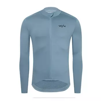 Велосипедное джерси мужское Mountainpeak влагопоглощающее с длинными рукавами XS-XXL, серый