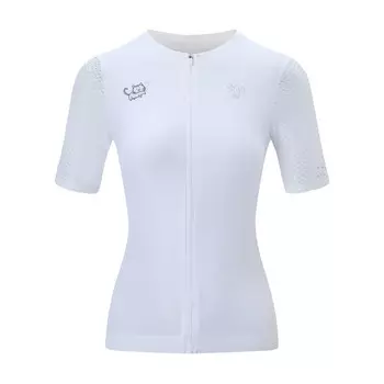 Mountainpeak Одежда для велоспорта Женские топы с короткими рукавами Одежда для велоспорта с короткими рукавами и милым котом с принтом белого цвета XS-XXL