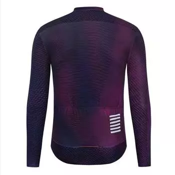 Mountainpeak осенняя красочная мужская велосипедная майка с длинными рукавами спортивная скорость мужская фиолетовая XS-L
