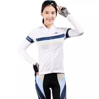 Костюм унисекс Mountainpeak MTP для велоспорта с короткими рукавами L, белый