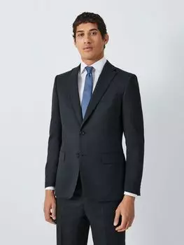 Моющаяся костюмная куртка стандартного кроя John Lewis, древесный уголь