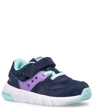 Моющиеся кроссовки Saucony Girls' JAZZ Lite 2 (для младенцев), синий