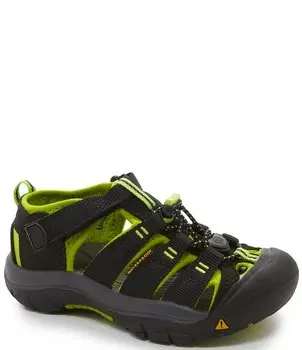 Моющиеся сандалии Keen Boys Newport H2 (для малышей), черный