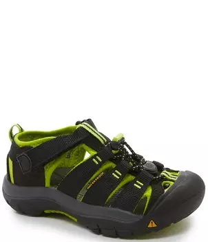 Моющиеся сандалии в рыбацком стиле Keen Boys Newport H2 (для младенцев), черный