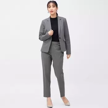 Моющиеся зауженные брюки Z GU, серый