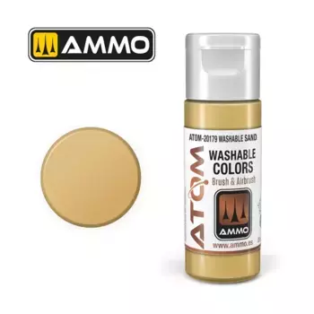 Моющийся песок, ATOM Acrylic Paints