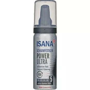 Mousse Power Ultra дорожный размер ISANA, 50 ml