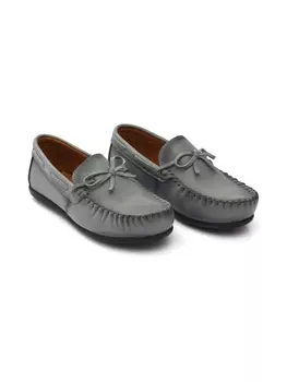 Moustache лоферы с завязками, серый