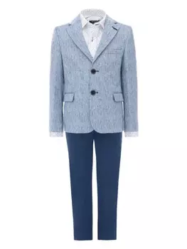 Moustache меланжевый костюм Dante, синий