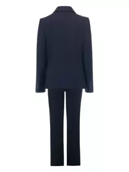 Moustache однобортный костюм Zain, синий