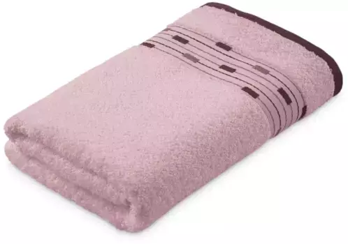 Мёве для банного полотенца фроттана "Magic Uni", (1 шт.), с каймой из маленьких прямоугольников Mve for frottana 67х140 см (1 шт.), цвет rose