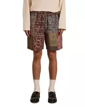 Мозаичные рабочие шорты 5.5" FOUND, мультиколор