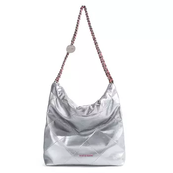 Женская сумка через плечо MQ&DR, серебряный