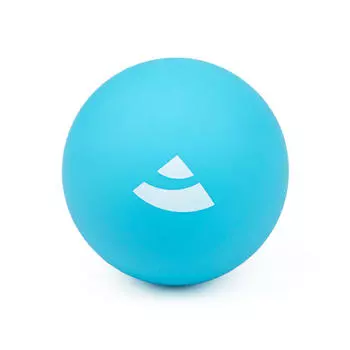 Мяч для массажа фасций, мягкий, светло-голубой BODHI, Светло-синий