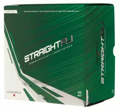 Мячи для гольфа Maxfli Straightfli 2022 — 48 шт, цвет Gloss White