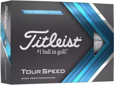 Мячи для гольфа Titleist Tour Speed 2022, белый