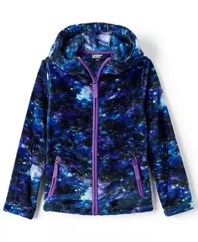 Мягчайшая флисовая толстовка Big Girls Plus Lands' End, бежевый