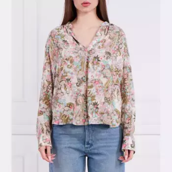 Мягкая блузка стандартного кроя Tink Yoko с цветочным принтом Zadig&Voltaire, мультиколор