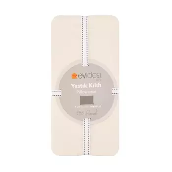 Мягкая двухсекционная наволочка Evideoa - Белый - 50x70 см Evidea