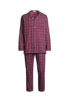 Мягкая фланелевая пижама Seidensticker, красный
