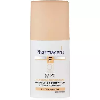 Мягкая флюидная основа Intense Coverage SPF 20 цвета слоновой кости 30 мл Pharmaceris