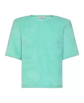 Мягкая футболка из губки модель Сильвии Mvp Wardrobe, зеленый