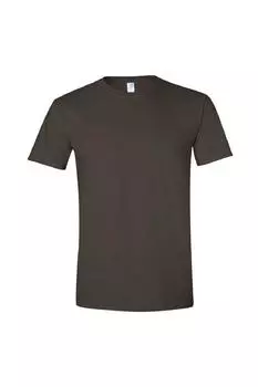 Мягкая футболка с короткими рукавами Gildan, коричневый