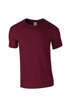 Мягкая футболка с короткими рукавами Gildan, красный