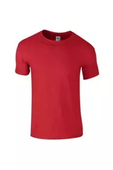 Мягкая футболка с короткими рукавами Gildan, красный