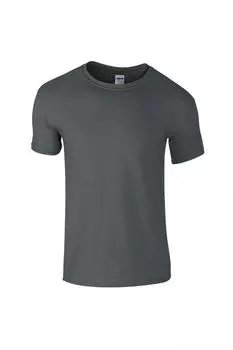 Мягкая футболка с короткими рукавами Gildan, серый