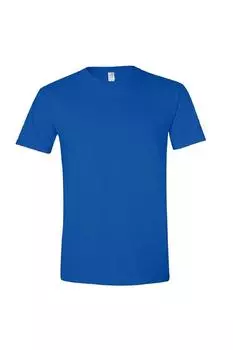 Мягкая футболка с короткими рукавами Gildan, синий