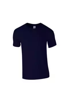 Мягкая футболка с короткими рукавами Gildan, темно-синий
