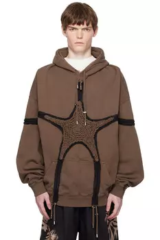 Мягкая худи со звездами Collina Strada, цвет earth starburst