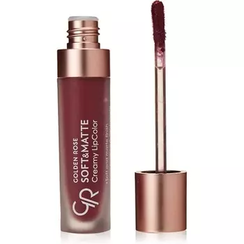 Мягкая и матовая кремовая губная помада Liquid Creamy Lipstick Golden Rose 116
