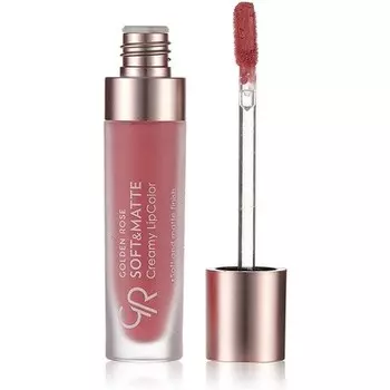 Мягкая и матовая кремовая губная помада Liquid Creamy Lipstick Golden Rose 111