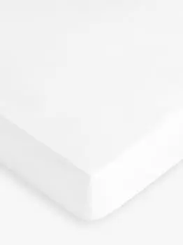 Мягкая и шелковистая простыня John Lewis из египетского хлопка плотностью 400 нитей, белая