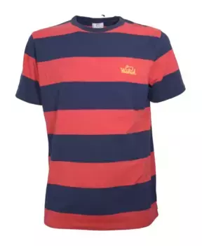 Мягкая и удобная футболка в полоску Woolrich, мультиколор
