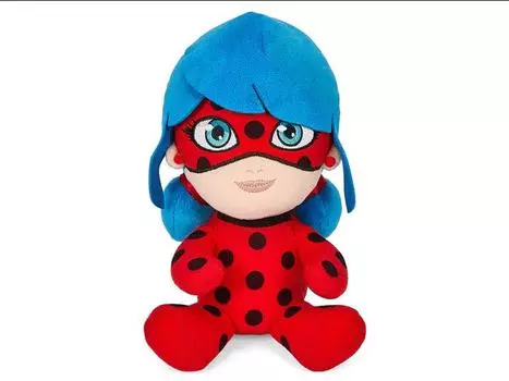 Мягкая игрушка Miraculous: Tales of Ladybug & Cat Noir Phunny Ladybug 7.5" Plush Kidrobot