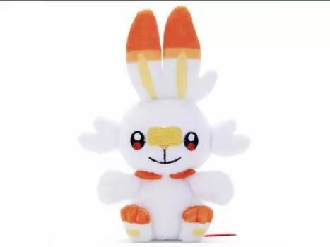 Мягкая игрушка Pokemon Scorbunny Plush Finger Puppet Takara Tomy