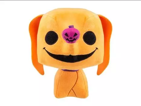 Мягкая игрушка Pop! Plush: The Nightmare Before Christmas Zero (Blacklight) Funko