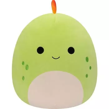 Мягкая игрушка Squishmallows Dinozor Seanster, зеленый / белый